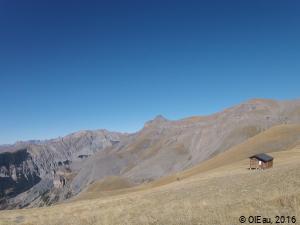 Pâturage de montagne - cabane berger